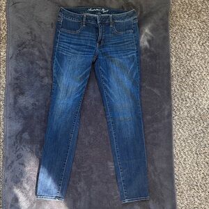 American Eagle Outfitters Dark Blue Skinny Jeans